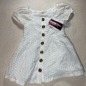 Girls Nanette Kids Dress 3T White